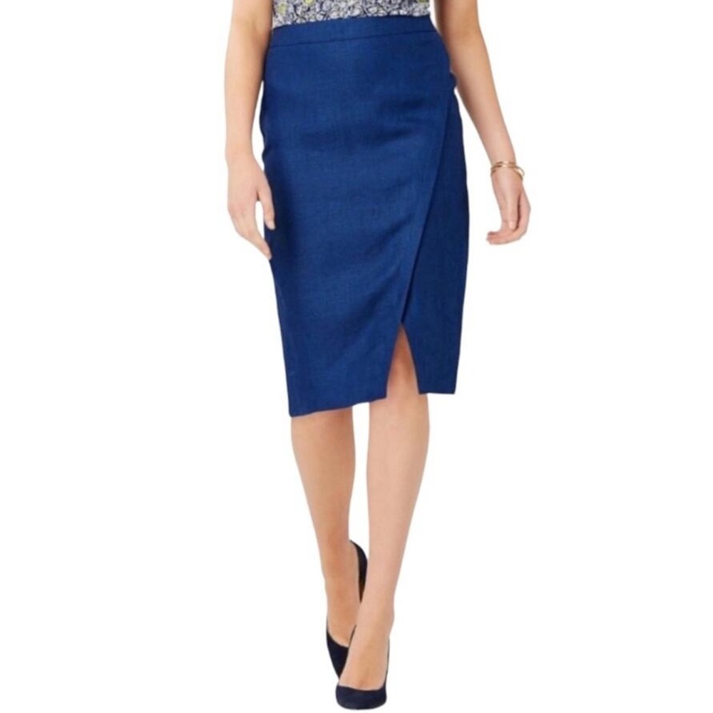 THE LIMITED ROYAL BLUE PENCIL SKIRT